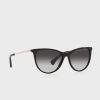 Gafas de sol Ralph Lauren 0Ra5290 Cat Eye para mujer, color negro Gafas de sol Ralph Lauren 0Ra5290 Cat Eye para mujer, color negro