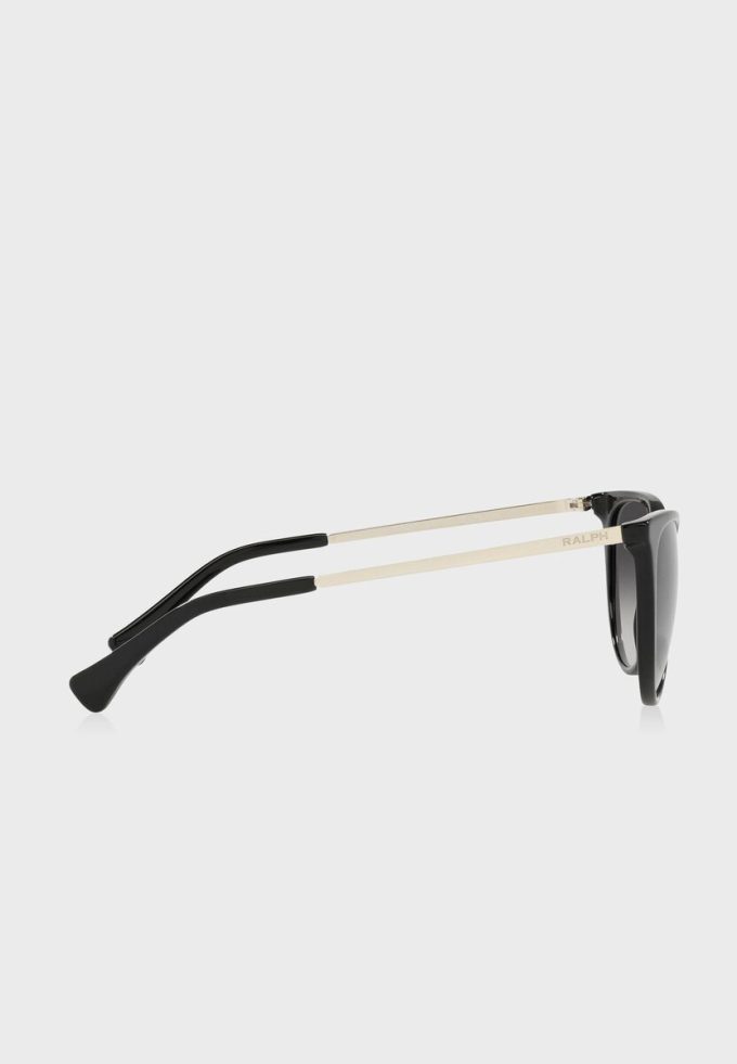 Gafas de sol Ralph Lauren 0Ra5290 Cat Eye para mujer, color negro Gafas de sol Ralph Lauren 0Ra5290 Cat Eye para mujer, color negro