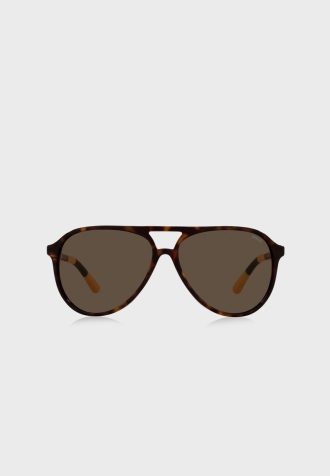 Gafas de sol Ralph Lauren Clubmaster 0Ph4173 para hombre, color marrón