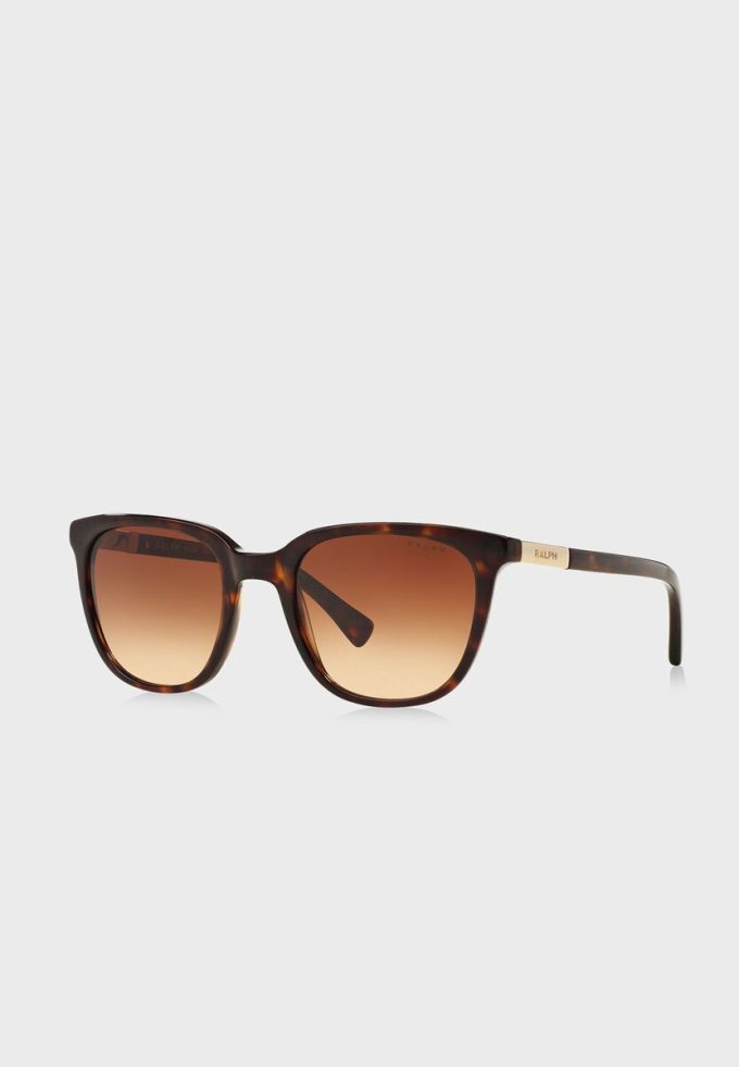 Gafas de sol Ralph Lauren Wayfarers color tortuga 0RA5206 para mujer, color marrón Gafas de sol Ralph Lauren Wayfarers color tortuga 0RA5206 para mujer, color marrón