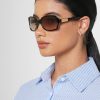 Gafas de sol rectangulares Ralph Lauren 0Ra5130 para mujer, color marrón Gafas de sol rectangulares Ralph Lauren 0Ra5130 para mujer, color marrón