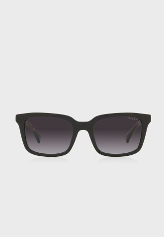 Gafas de sol rectangulares Ralph Lauren 0Ra5287 para mujer, color negro