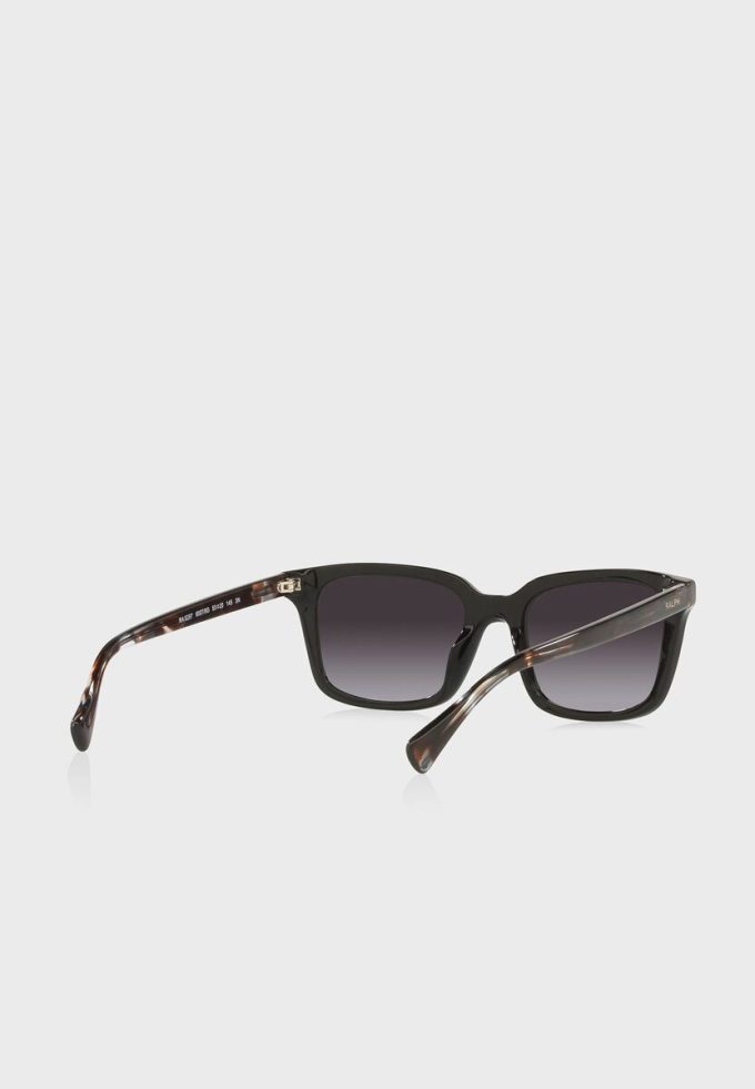Gafas de sol rectangulares Ralph Lauren 0Ra5287 para mujer, color negro Gafas de sol rectangulares Ralph Lauren 0Ra5287 para mujer, color negro
