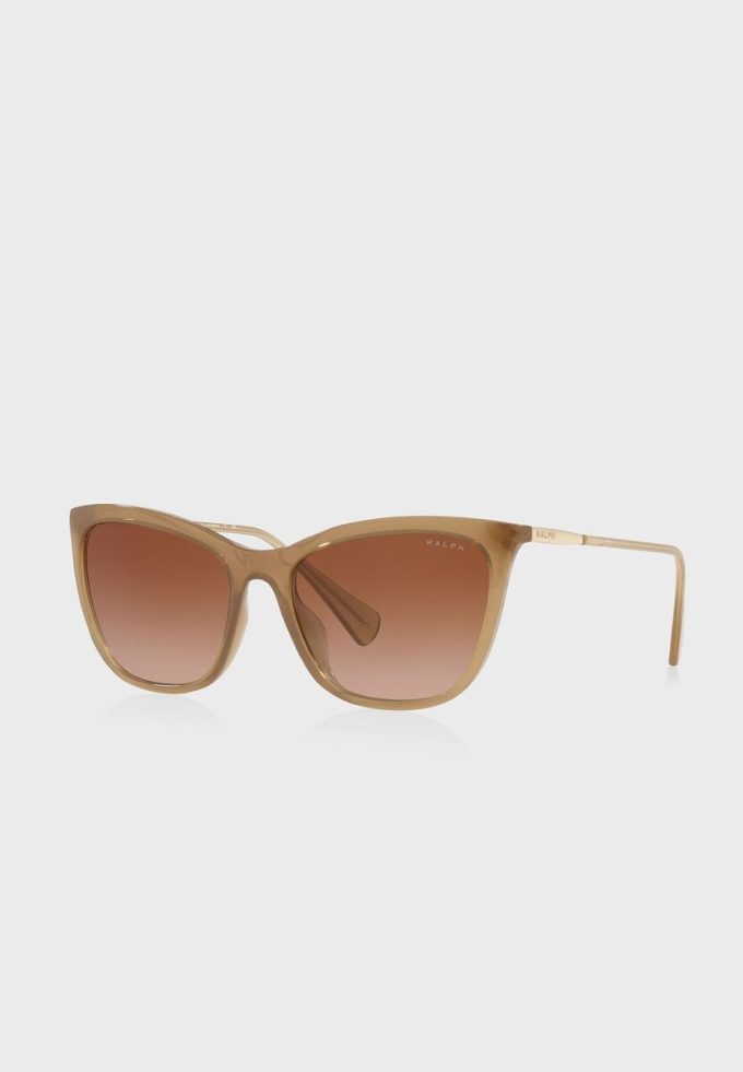Gafas de sol rectangulares Ralph Lauren 0Ra5289 para mujer, color marrón Gafas de sol rectangulares Ralph Lauren 0Ra5289 para mujer, color marrón