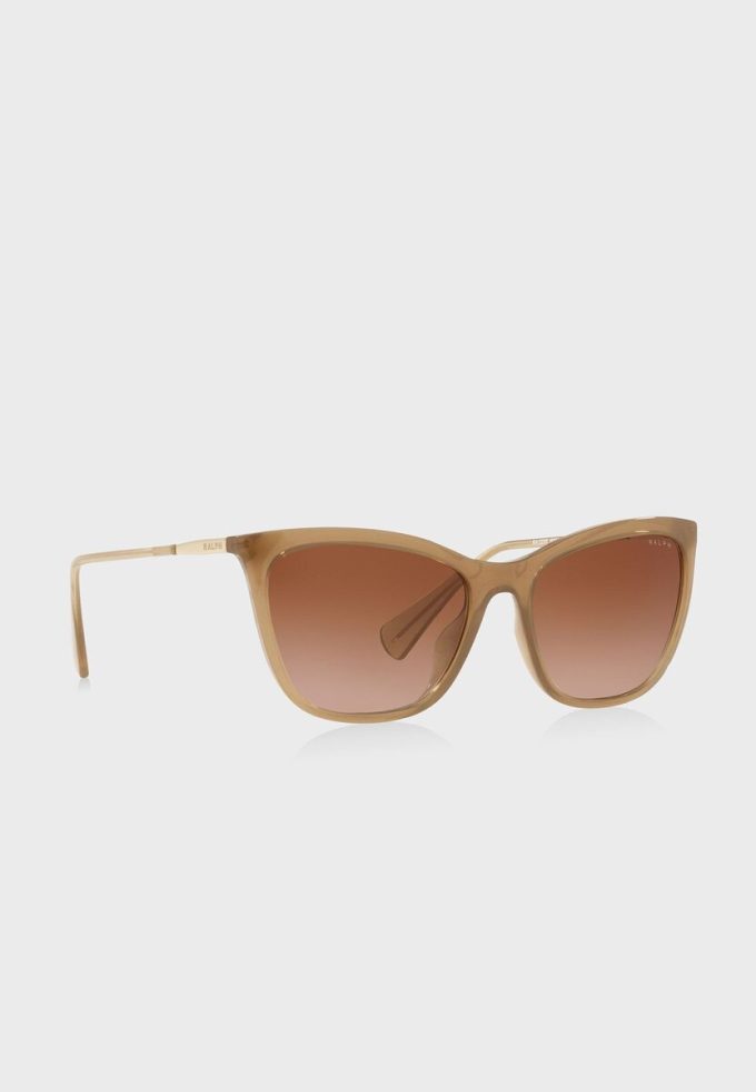 Gafas de sol rectangulares Ralph Lauren 0Ra5289 para mujer, color marrón Gafas de sol rectangulares Ralph Lauren 0Ra5289 para mujer, color marrón