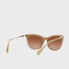 Gafas de sol rectangulares Ralph Lauren 0Ra5289 para mujer, color marrón Gafas de sol rectangulares Ralph Lauren 0Ra5289 para mujer, color marrón