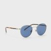 Gafas de sol redondas Ralph Lauren 0PH3133 plateadas para hombre Gafas de sol redondas Ralph Lauren 0PH3133 plateadas para hombre