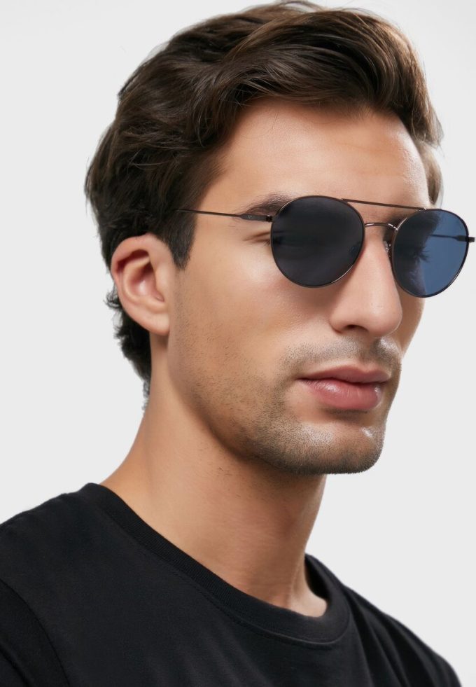 Gafas de sol redondas Ralph Lauren 0Ph3136 para hombre en gris Gafas de sol redondas Ralph Lauren 0Ph3136 para hombre en gris