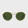 Gafas de sol redondas Ralph Lauren 0Ph3142 doradas para hombre