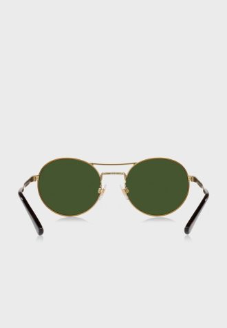 Gafas de sol redondas Ralph Lauren 0Ph3142 doradas para hombre