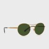 Gafas de sol redondas Ralph Lauren 0Ph3142 doradas para hombre