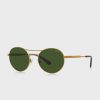 Gafas de sol redondas Ralph Lauren 0Ph3142 doradas para hombre