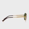 Gafas de sol redondas Ralph Lauren 0Ph3142 doradas para hombre