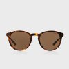 Gafas de sol redondas Ralph Lauren 0Ph4110 para hombre, color marrón
