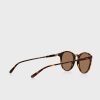 Gafas de sol redondas Ralph Lauren 0Ph4110 para hombre, color marrón
