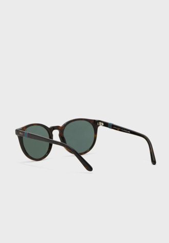 Gafas de sol redondas Ralph Lauren 0Ph4151 para hombre, color marrón