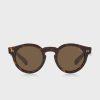 Gafas de sol redondas Ralph Lauren 0Ph4165 para hombre, color marrón