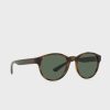 Gafas de sol redondas Ralph Lauren 0Ph4176 para hombre, color verde