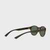 Gafas de sol redondas Ralph Lauren 0Ph4176 para hombre, color verde