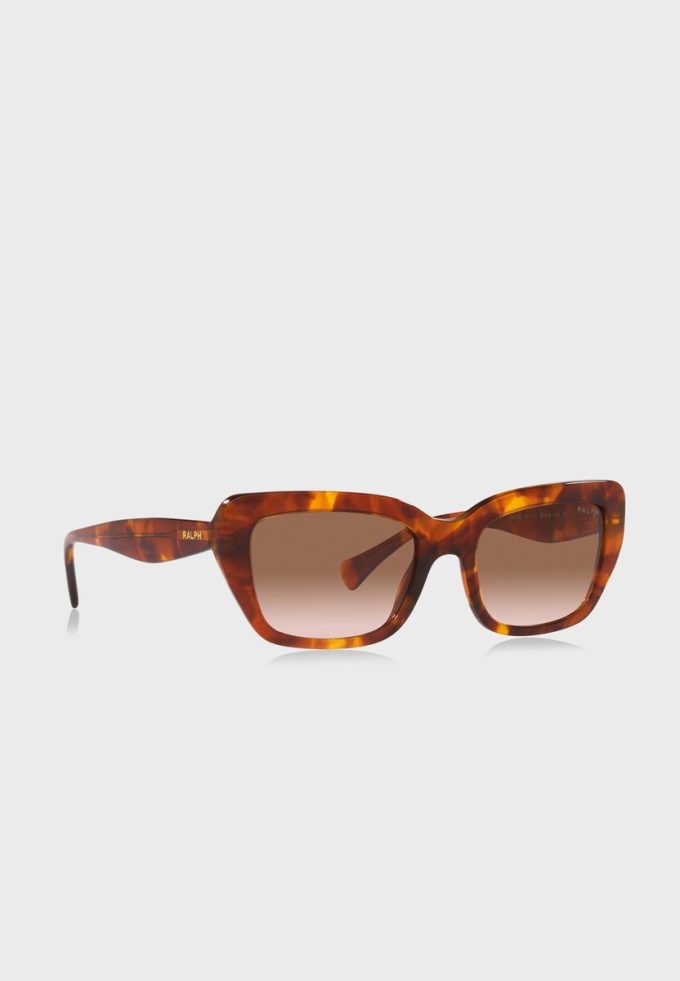 Gafas de sol Wayfarer Ralph Lauren 0Ra5292 para mujer, color marrón Gafas de sol Wayfarer Ralph Lauren 0Ra5292 para mujer, color marrón