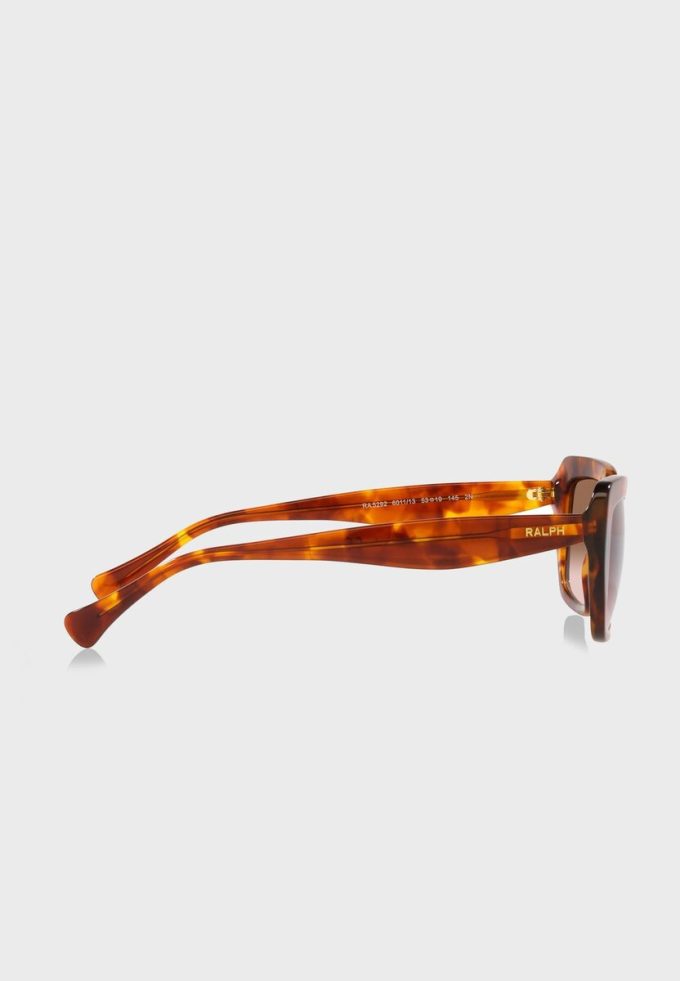 Gafas de sol Wayfarer Ralph Lauren 0Ra5292 para mujer, color marrón Gafas de sol Wayfarer Ralph Lauren 0Ra5292 para mujer, color marrón