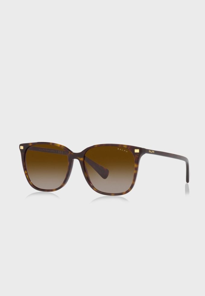 Gafas de sol Wayfarer Ralph Lauren 0Ra5293 para mujer, color marrón Gafas de sol Wayfarer Ralph Lauren 0Ra5293 para mujer, color marrón