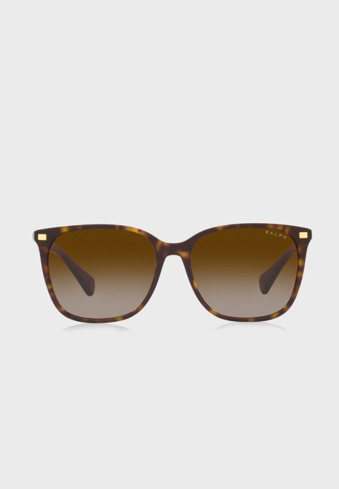 Gafas de sol Wayfarer Ralph Lauren 0Ra5293 para mujer, color marrón Gafas de sol Wayfarer Ralph Lauren 0Ra5293 para mujer, color marrón