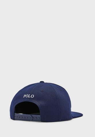Gorras de visera curva con logotipo de Ralph Lauren para hombre en azul
