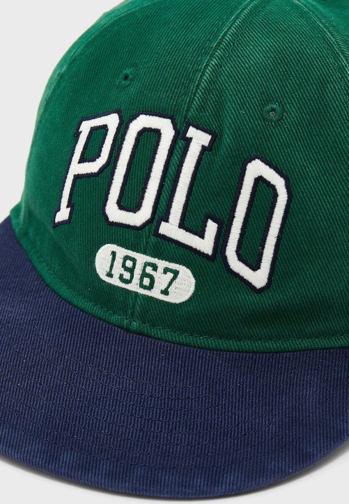 Gorras estampadas verdes de Ralph Lauren para hombre Gorras estampadas verdes de Ralph Lauren para hombre