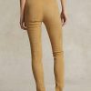Leggings de ante de cordero Ralph Lauren para mujer en color caqui Leggings de ante de cordero Ralph Lauren para mujer en color caqui