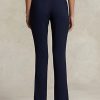 Leggings de sarga de mezcla de lana elástica Ralph Lauren para mujer en azul marino Leggings de sarga de mezcla de lana elástica Ralph Lauren para mujer en azul marino