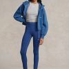 Leggings elásticos con estribo de Ralph Lauren para mujer en azul