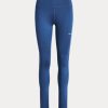 Leggings elásticos con estribo de Ralph Lauren para mujer en azul