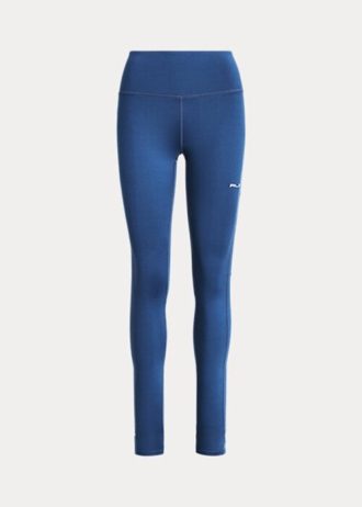 Leggings elásticos con estribo de Ralph Lauren para mujer en azul