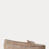 Mocasines de ante Ralph Lauren Barnsbury para mujer en gris Mocasines de ante Ralph Lauren Barnsbury para mujer en gris