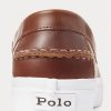 Mocasines de cuero marrón Ralph Lauren Keaton para hombre Mocasines de cuero marrón Ralph Lauren Keaton para hombre