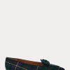 Mocasines de lana a cuadros Ashtyn de Ralph Lauren para mujer, color verde Mocasines de lana a cuadros Ashtyn de Ralph Lauren para mujer, color verde