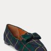 Mocasines de lana a cuadros Ashtyn de Ralph Lauren para mujer, color verde Mocasines de lana a cuadros Ashtyn de Ralph Lauren para mujer, color verde