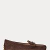 Mocasines Ralph Lauren Barnsbury de ante marrón para mujer