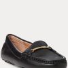 Mocasines Ralph Lauren Briony de piel negra para mujer Mocasines Ralph Lauren Briony de piel negra para mujer