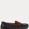 Mocasines Ralph Lauren Briony de piel negra para mujer Mocasines Ralph Lauren Briony de piel negra para mujer