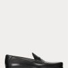 Mocasines Ralph Lauren Chalmers de piel de becerro bruñida para hombre, color negro Mocasines Ralph Lauren Chalmers de piel de becerro bruñida para hombre, color negro