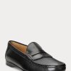 Mocasines Ralph Lauren Chalmers de piel de becerro bruñida para hombre, color negro Mocasines Ralph Lauren Chalmers de piel de becerro bruñida para hombre, color negro