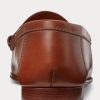 Mocasines Ralph Lauren Chalmers de piel de becerro y lona para hombre, color marrón Mocasines Ralph Lauren Chalmers de piel de becerro y lona para hombre, color marrón