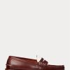 Mocasines Ralph Lauren The Morehouse Collection para hombre en color burdeos y crema Mocasines Ralph Lauren The Morehouse Collection para hombre en color burdeos y crema