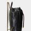 Mochilas medianas Izzie de piel napa Ralph Lauren para mujer, color negro Mochilas medianas Izzie de piel napa Ralph Lauren para mujer, color negro