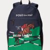 Mochilas Ralph Lauren de lona con estampado ecuestre para hombre en color azul marino Mochilas Ralph Lauren de lona con estampado ecuestre para hombre en color azul marino