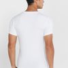 Pack de 2 camisetas básicas de cuello redondo Ralph Lauren blancas para hombre Pack de 2 camisetas básicas de cuello redondo Ralph Lauren blancas para hombre