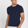 Pack de 2 camisetas básicas de cuello redondo Ralph Lauren para hombre en azul marino