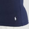 Pack de 2 camisetas básicas de cuello redondo Ralph Lauren para hombre en azul marino